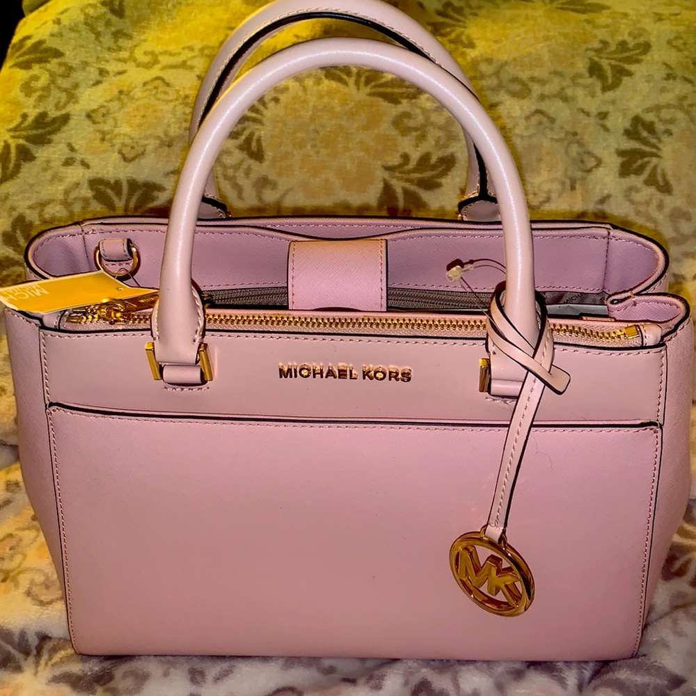 Blush pink handbag Michael Kors